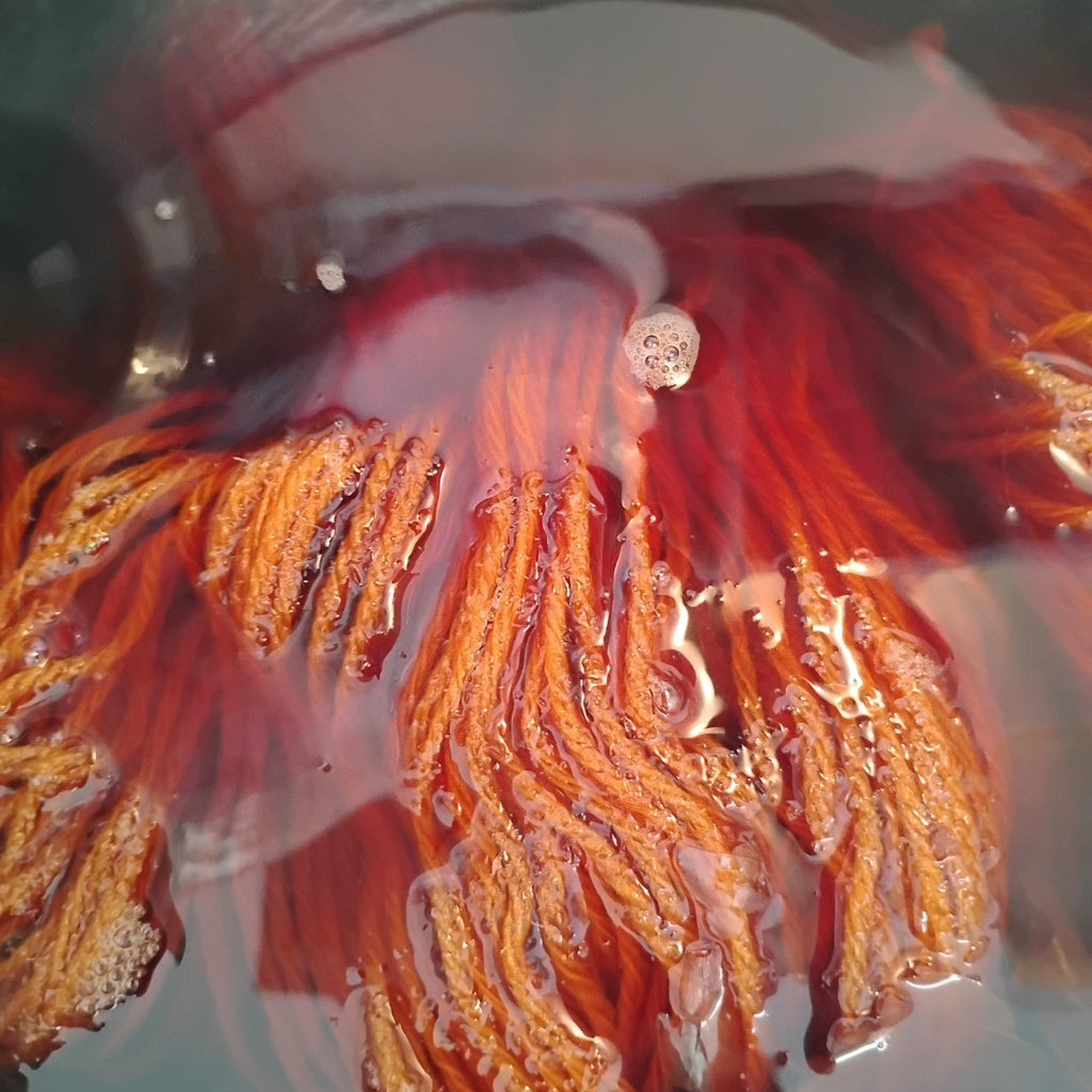 Dyeing Yarn with Nature