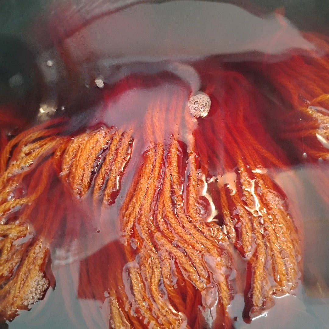 Dyeing Yarn with Nature