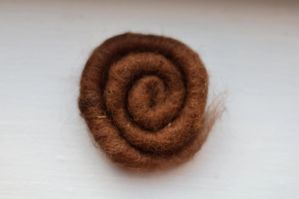 Black Alpaca Rolag