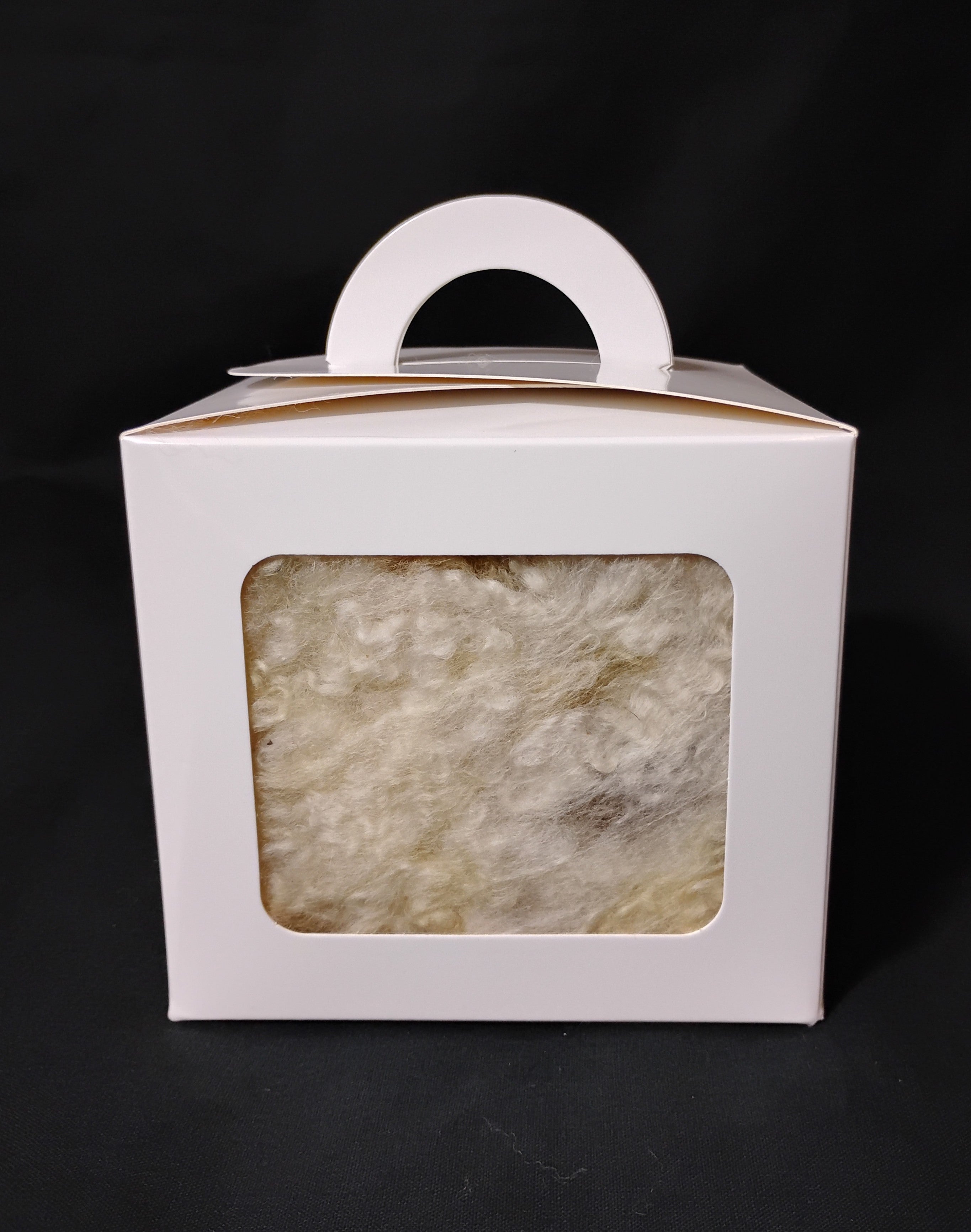 Scoured Jacob Sheep Fleece (3.5 oz)