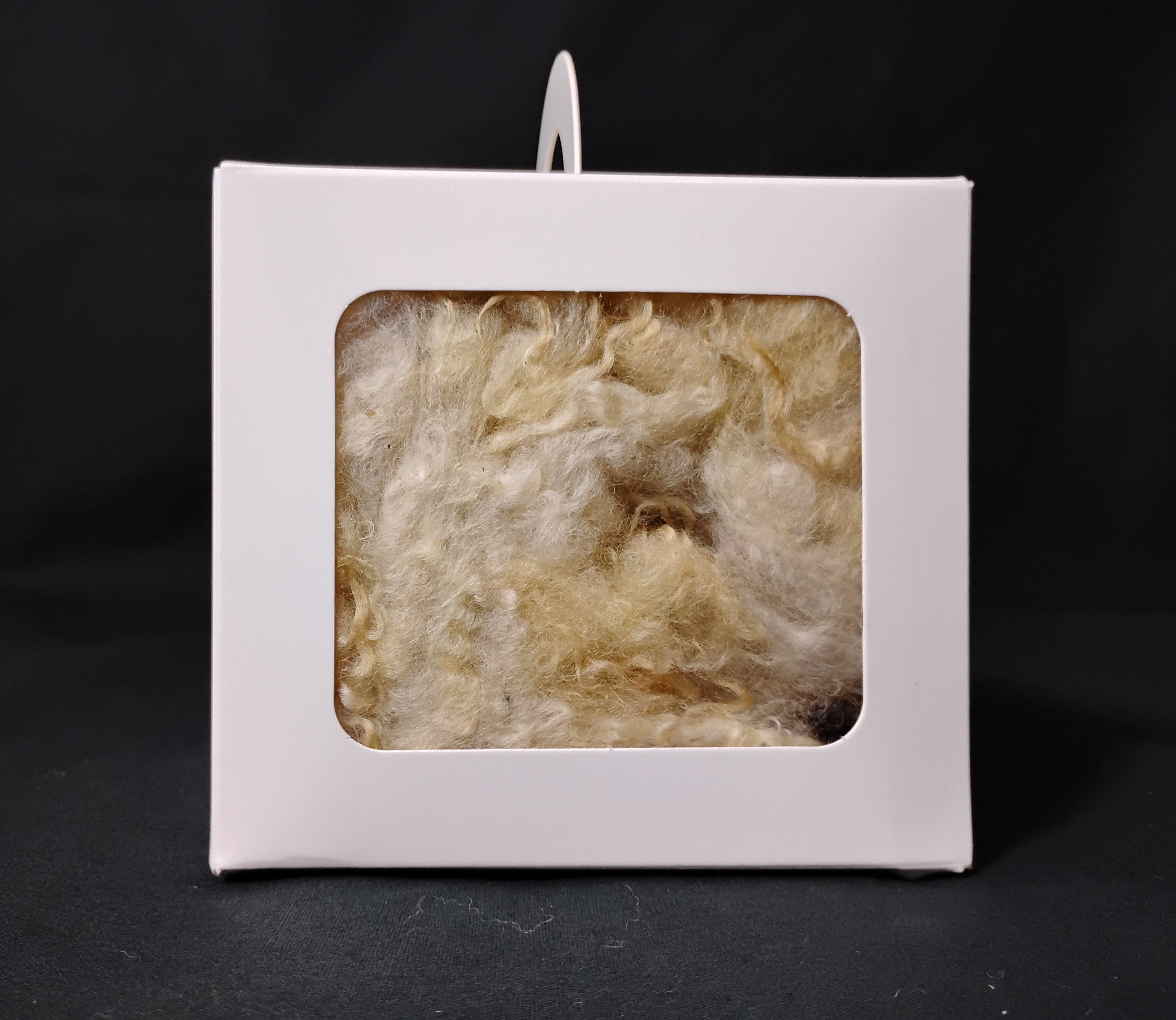 Scoured Jacob Sheep Fleece (3.5 oz)